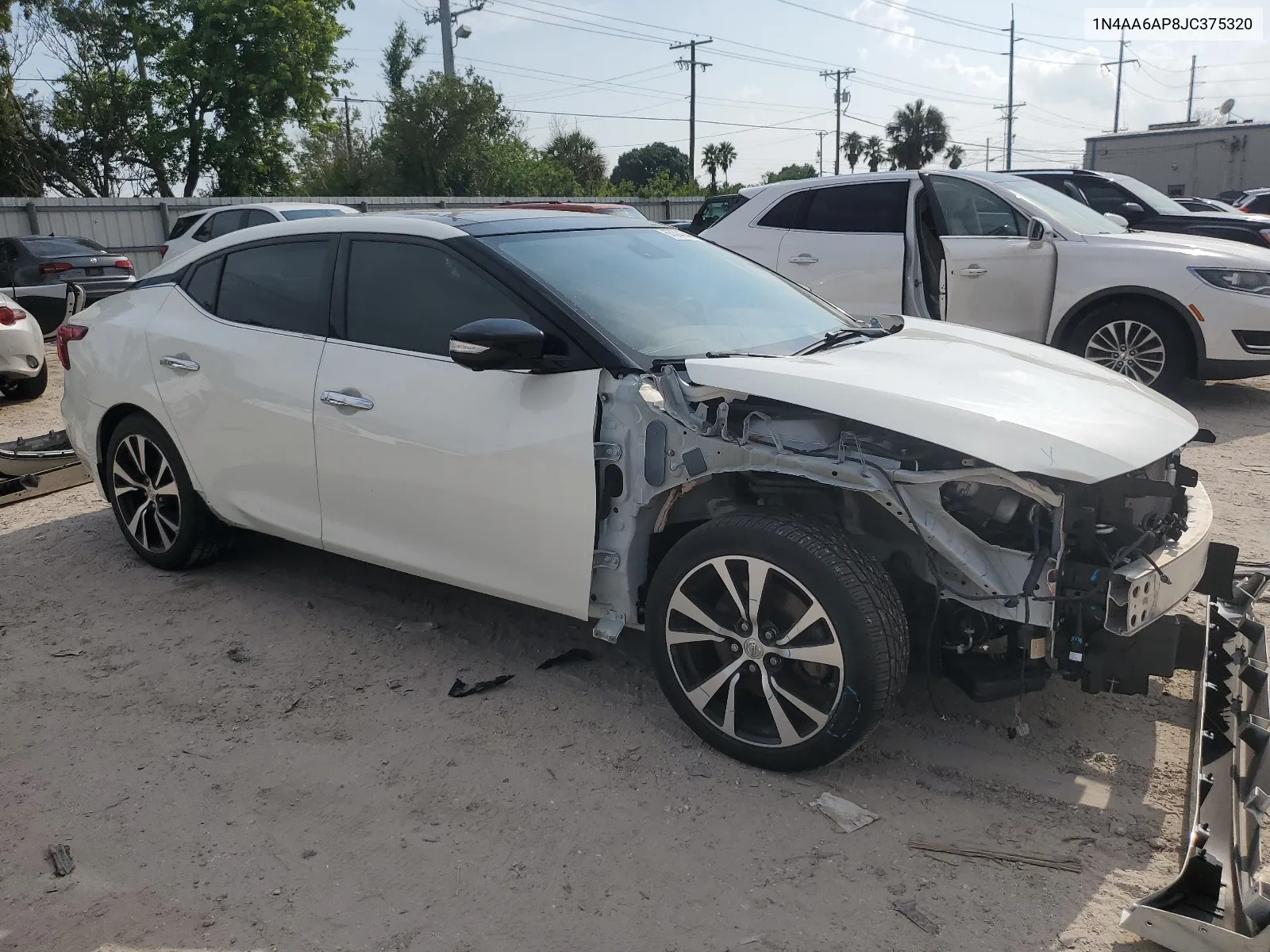 2018 Nissan Maxima 3.5S VIN: 1N4AA6AP8JC375320 Lot: 65384344