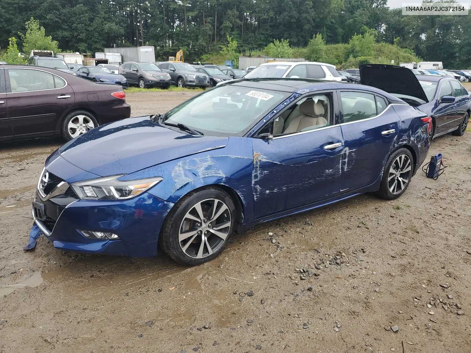 2018 Nissan Maxima 3.5S VIN: 1N4AA6AP2JC372154 Lot: 65510104