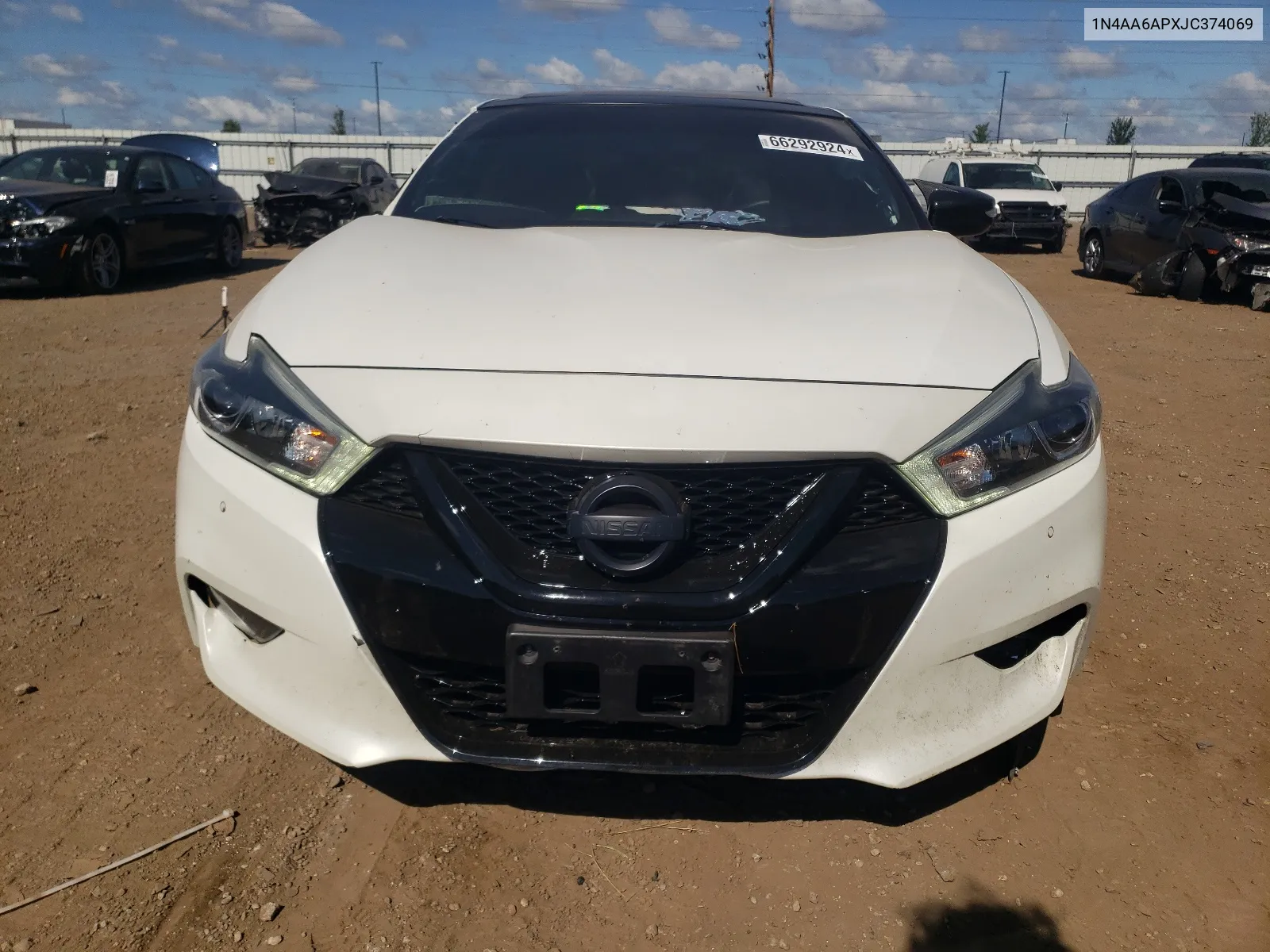 2018 Nissan Maxima 3.5S VIN: 1N4AA6APXJC374069 Lot: 66292924