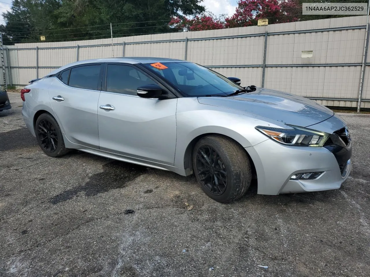 2018 Nissan Maxima 3.5S VIN: 1N4AA6AP2JC362529 Lot: 66732994