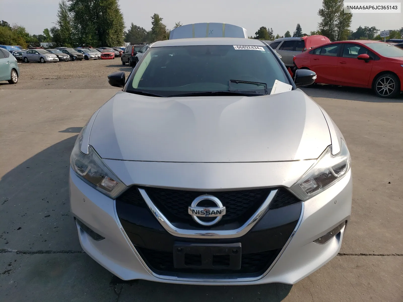 2018 Nissan Maxima 3.5S VIN: 1N4AA6AP6JC365143 Lot: 66892434