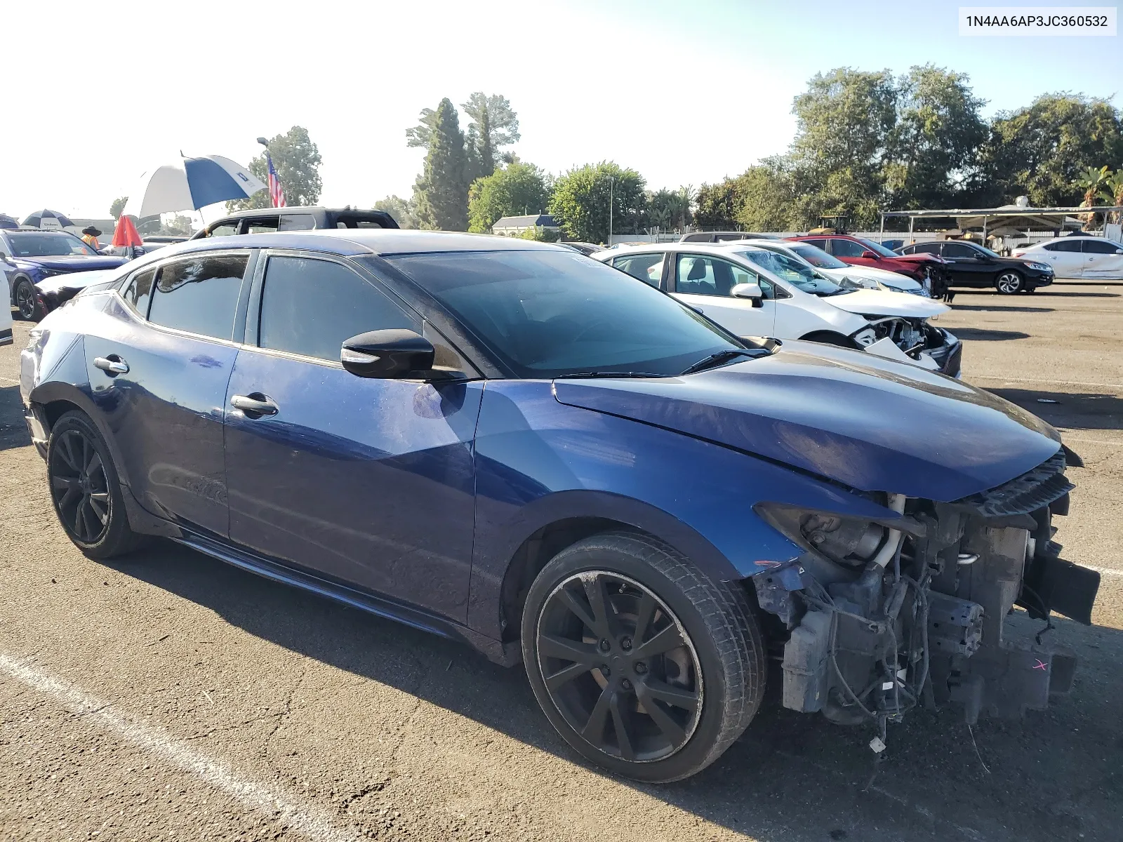 2018 Nissan Maxima 3.5S VIN: 1N4AA6AP3JC360532 Lot: 66905084