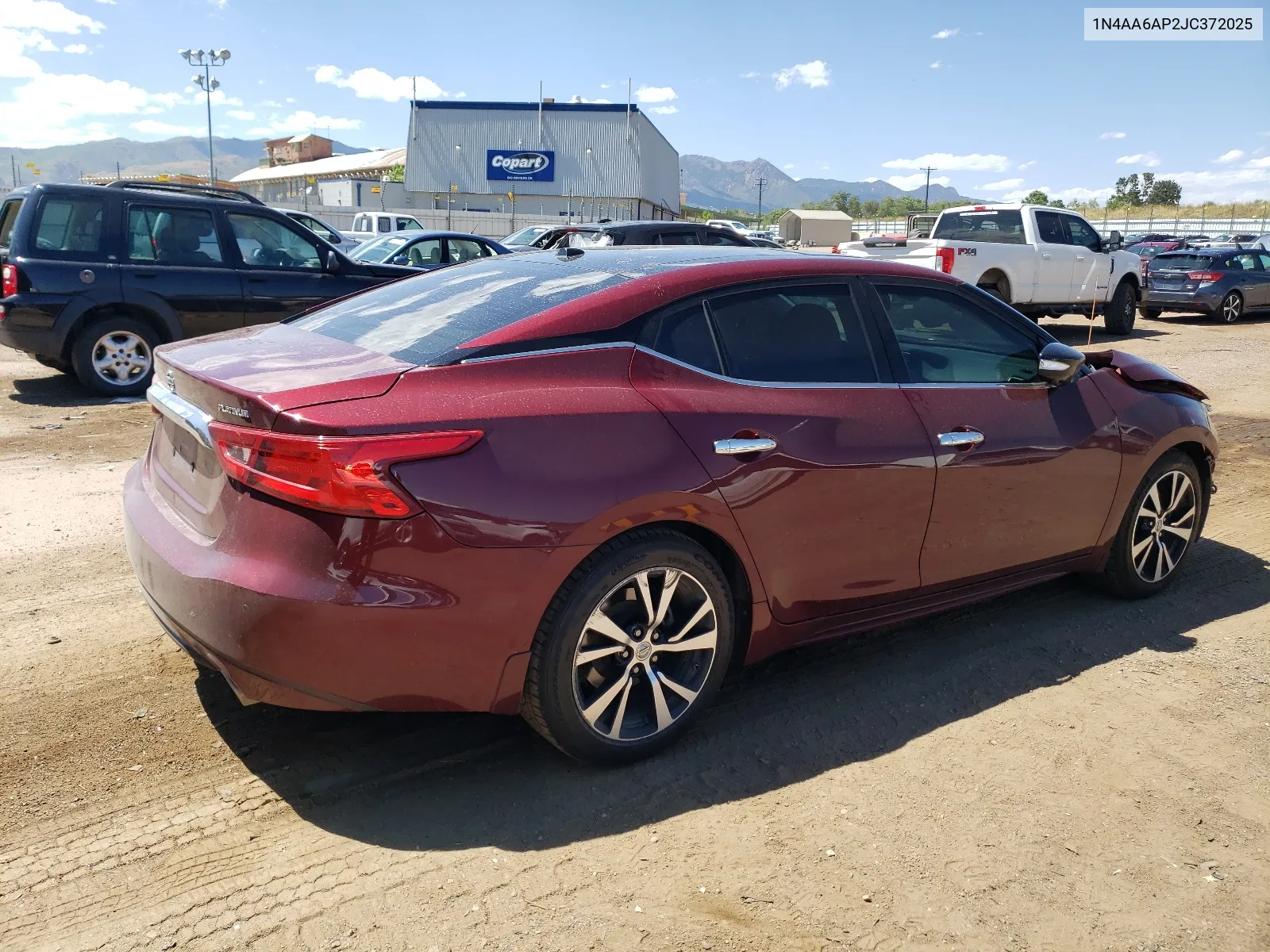 2018 Nissan Maxima 3.5S VIN: 1N4AA6AP2JC372025 Lot: 66982574