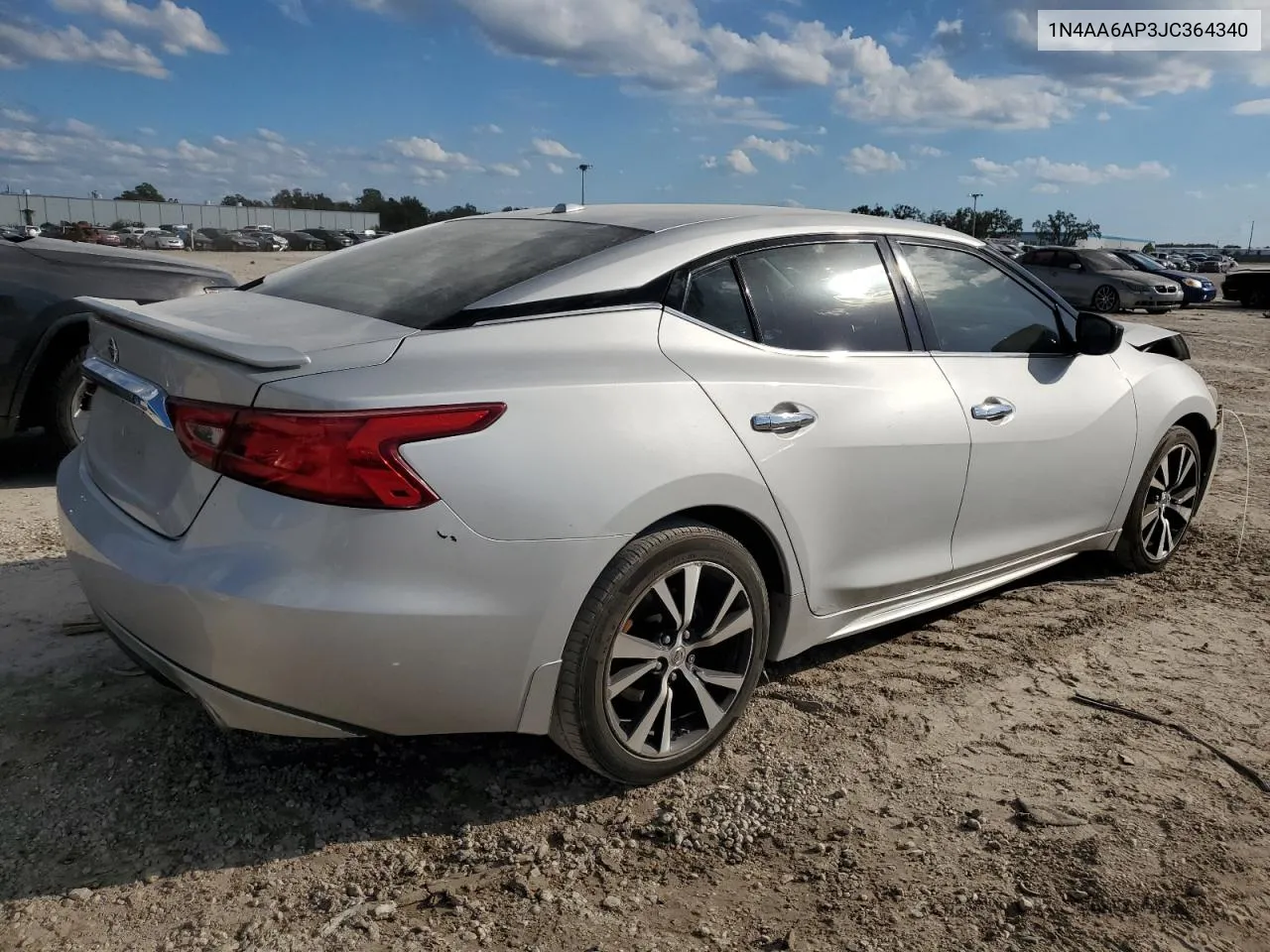 2018 Nissan Maxima 3.5S VIN: 1N4AA6AP3JC364340 Lot: 68613404