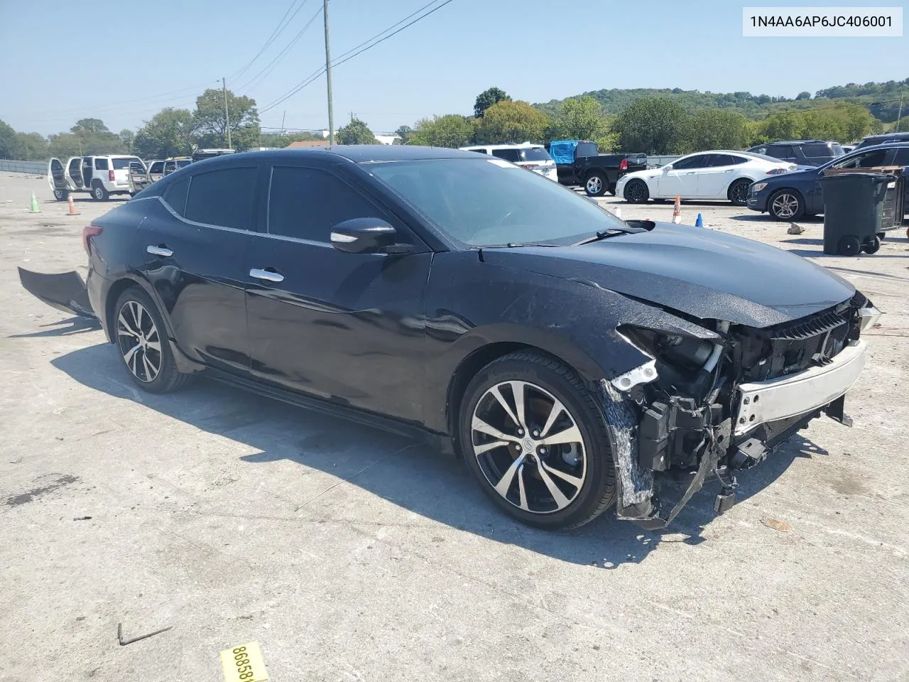 2018 Nissan Maxima 3.5S VIN: 1N4AA6AP6JC406001 Lot: 69224164