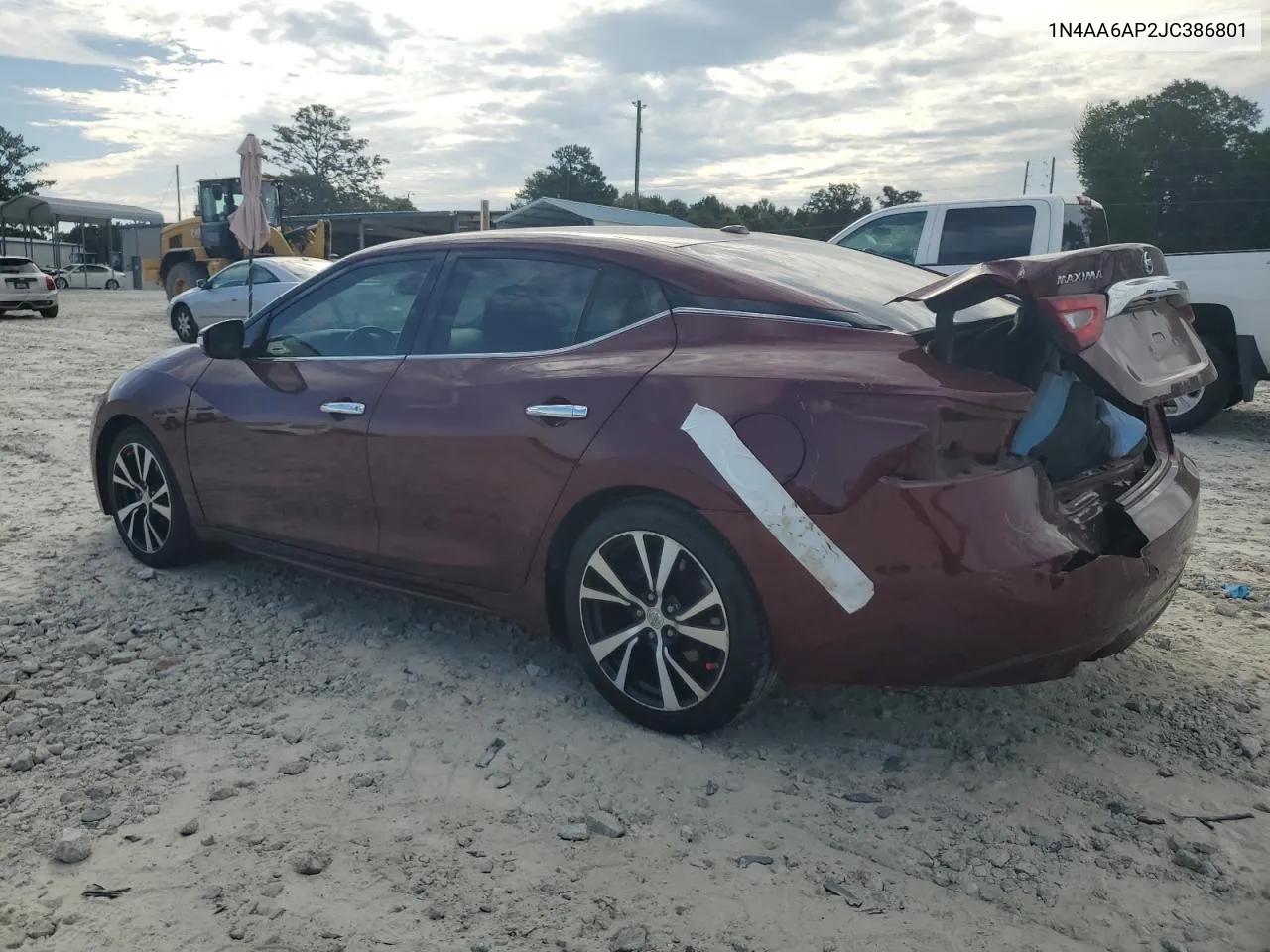 2018 Nissan Maxima 3.5S VIN: 1N4AA6AP2JC386801 Lot: 70073664