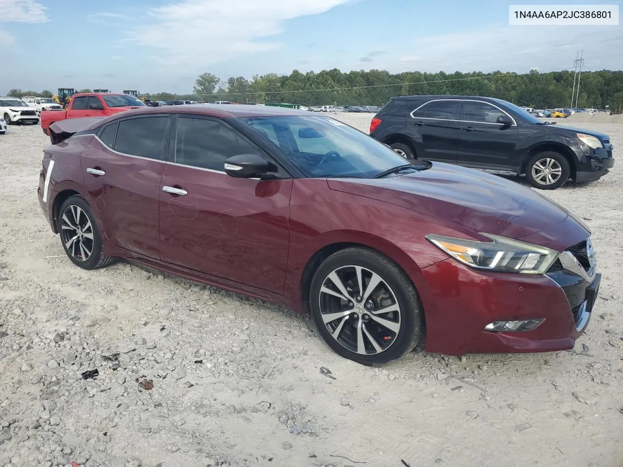 2018 Nissan Maxima 3.5S VIN: 1N4AA6AP2JC386801 Lot: 70073664