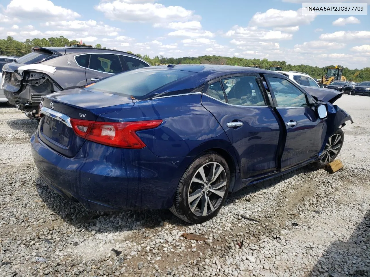 2018 Nissan Maxima 3.5S VIN: 1N4AA6AP2JC377709 Lot: 70522124