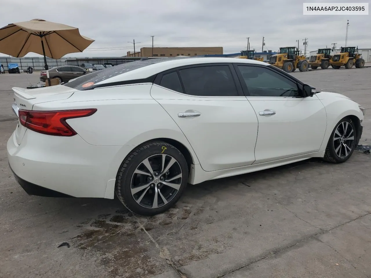 2018 Nissan Maxima 3.5S VIN: 1N4AA6AP2JC403595 Lot: 71008644