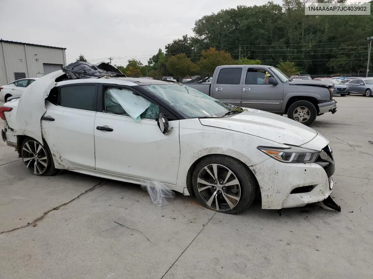 2018 Nissan Maxima 3.5S VIN: 1N4AA6AP7JC403902 Lot: 71012254