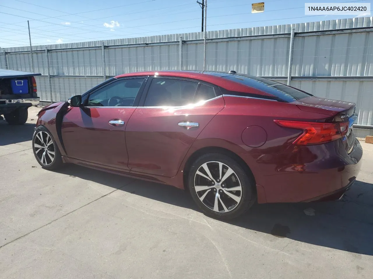 2018 Nissan Maxima 3.5S VIN: 1N4AA6AP6JC402420 Lot: 71440584