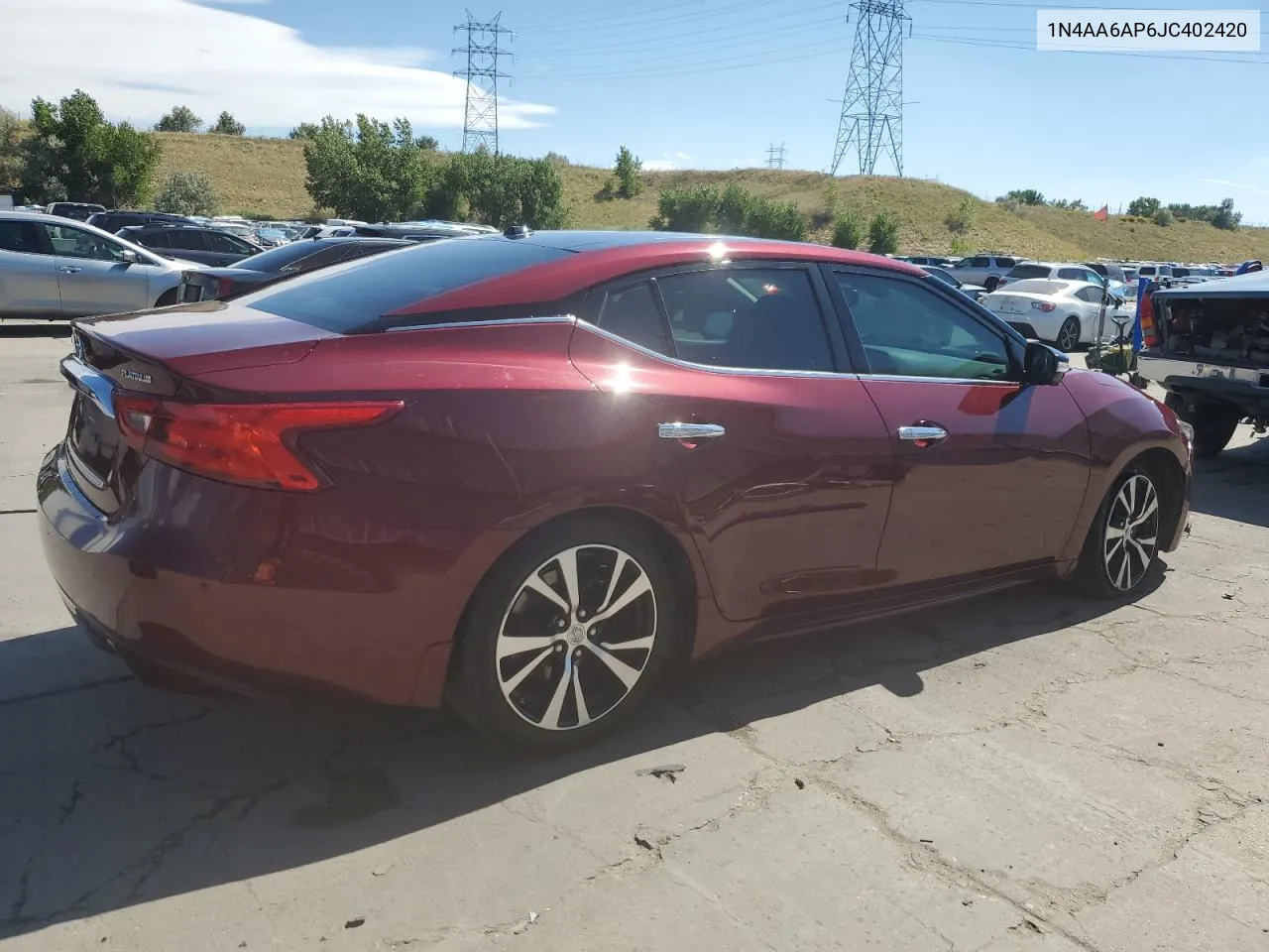 2018 Nissan Maxima 3.5S VIN: 1N4AA6AP6JC402420 Lot: 71440584