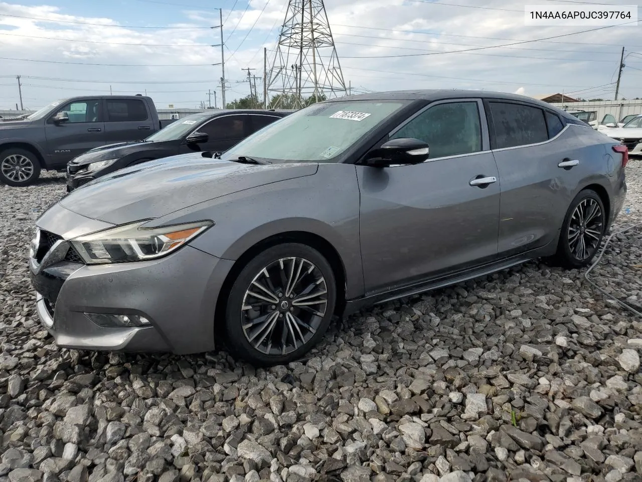 2018 Nissan Maxima 3.5S VIN: 1N4AA6AP0JC397764 Lot: 71873374