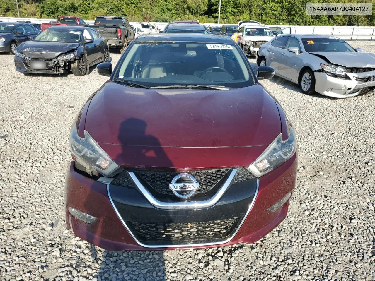 2018 Nissan Maxima 3.5S VIN: 1N4AA6AP7JC404127 Lot: 72495024