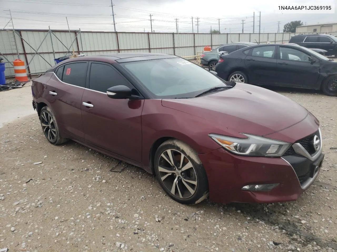 1N4AA6AP1JC369195 2018 Nissan Maxima 3.5S