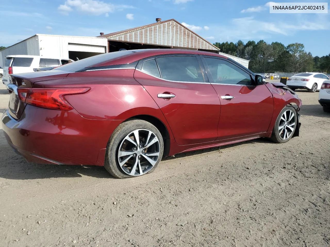 2018 Nissan Maxima 3.5S VIN: 1N4AA6AP2JC402415 Lot: 73186354