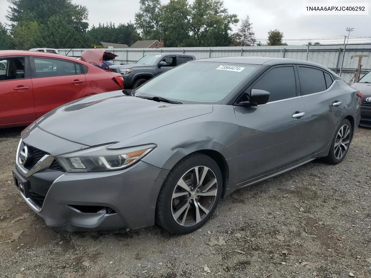 2018 Nissan Maxima 3.5S VIN: 1N4AA6APXJC406292 Lot: 73564474