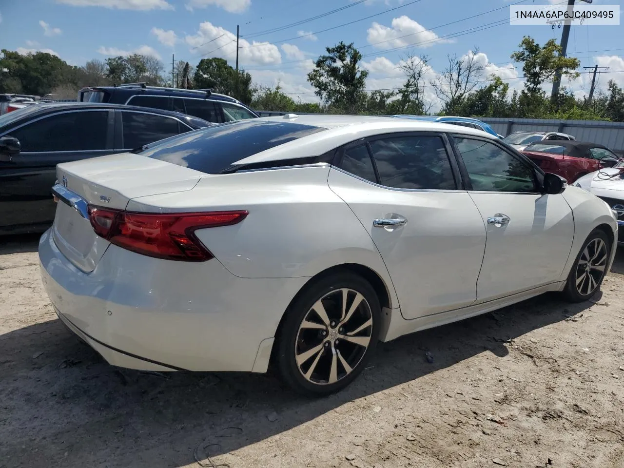 2018 Nissan Maxima 3.5S VIN: 1N4AA6AP6JC409495 Lot: 73835424