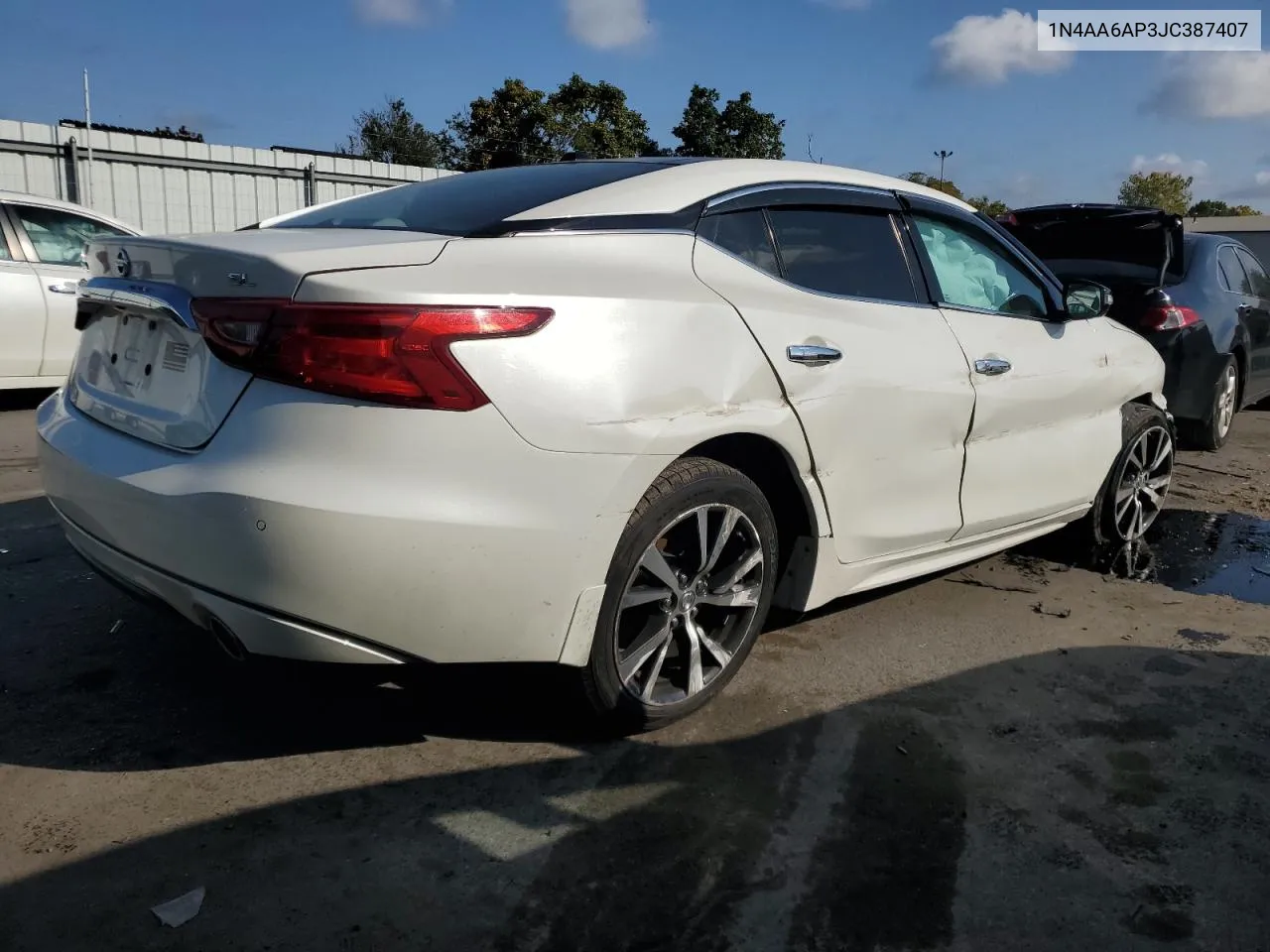 2018 Nissan Maxima 3.5S VIN: 1N4AA6AP3JC387407 Lot: 74363774