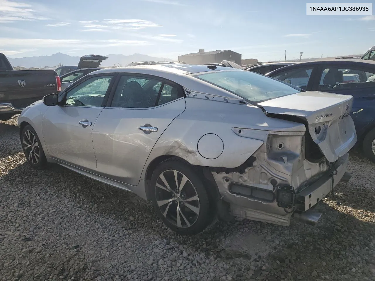 2018 Nissan Maxima 3.5S VIN: 1N4AA6AP1JC386935 Lot: 75047694