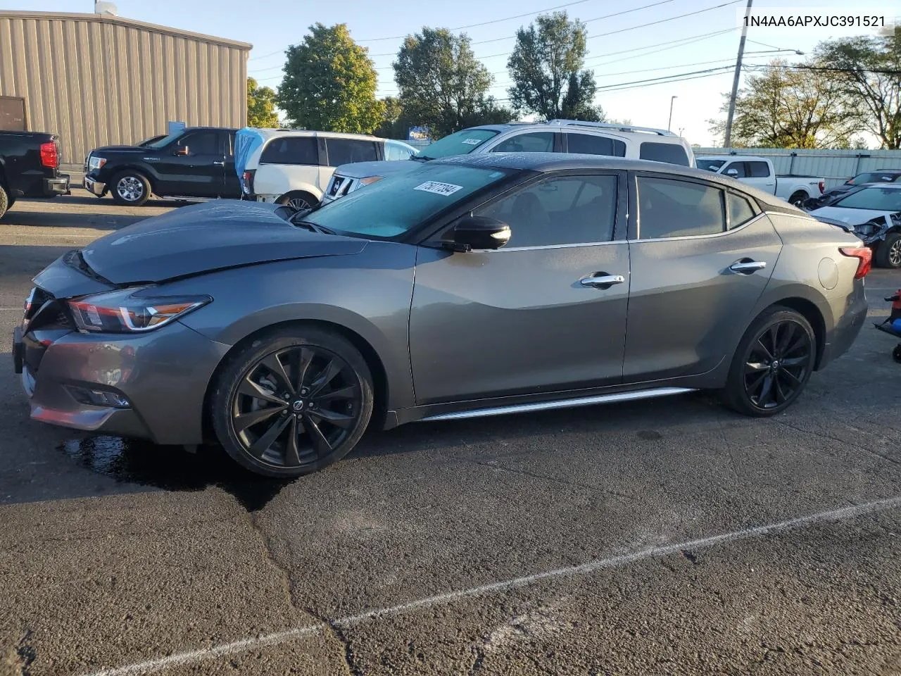 2018 Nissan Maxima 3.5S VIN: 1N4AA6APXJC391521 Lot: 75077394