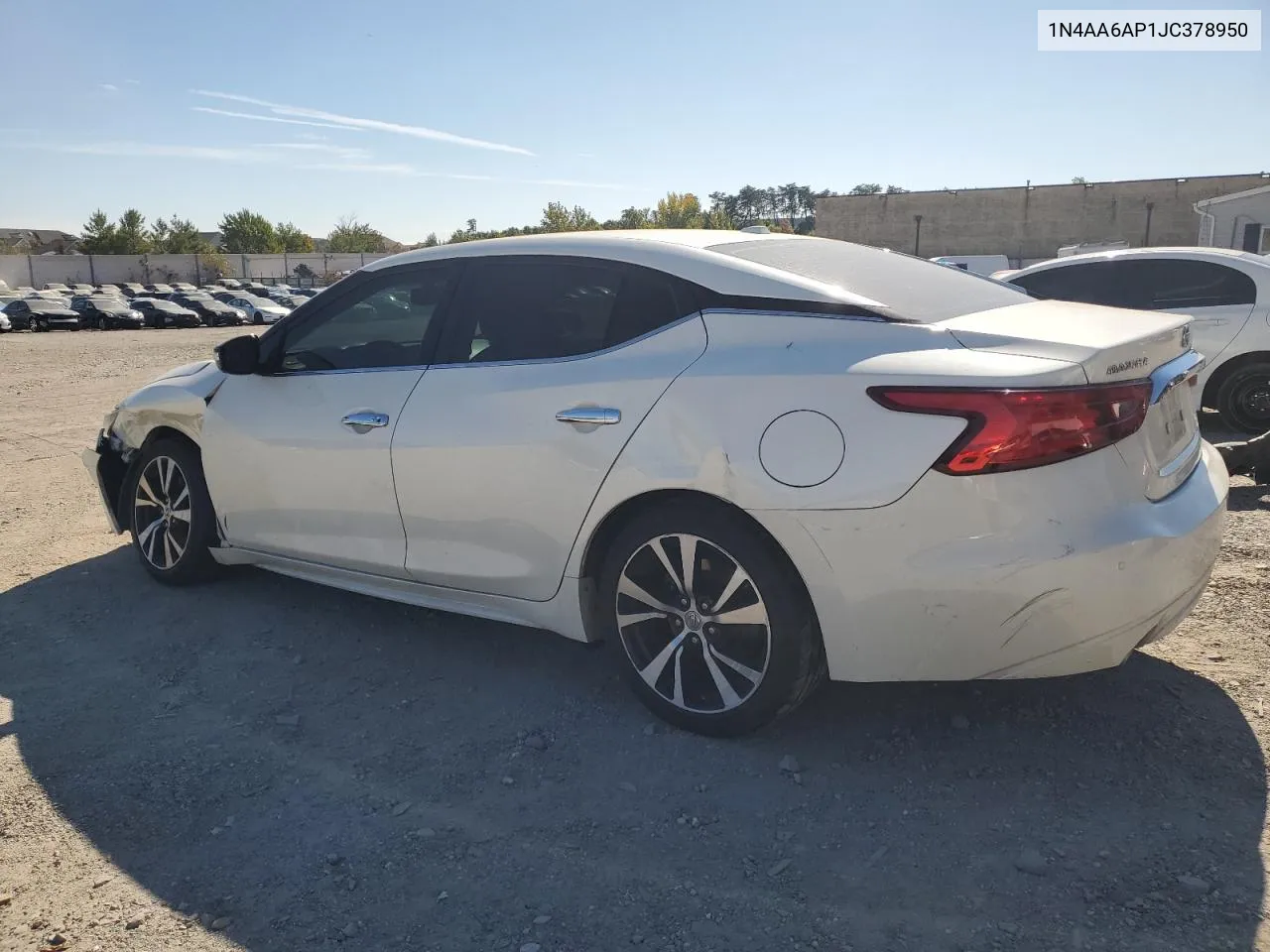 2018 Nissan Maxima 3.5S VIN: 1N4AA6AP1JC378950 Lot: 75229634