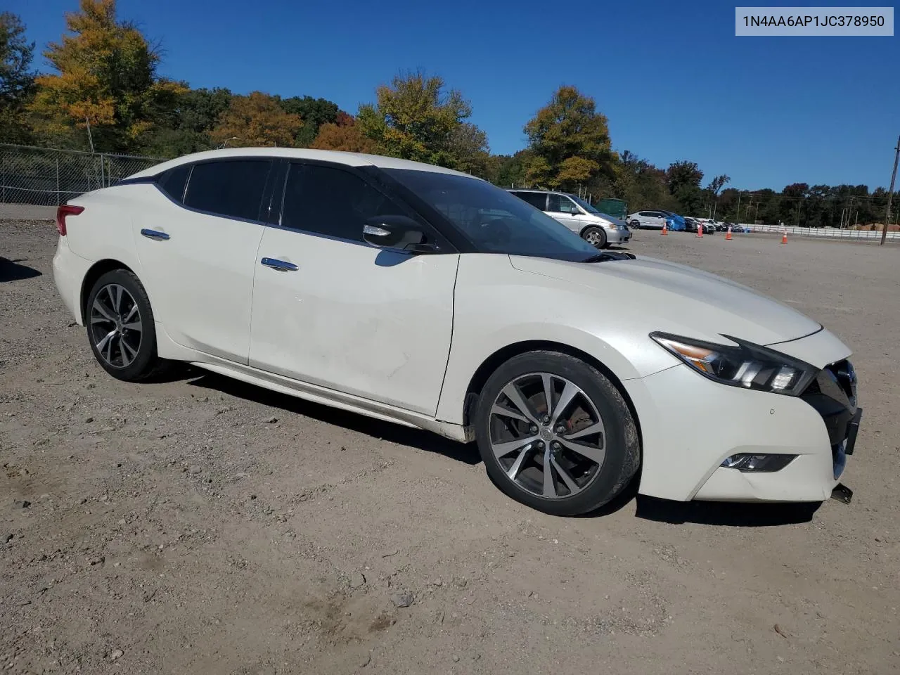 2018 Nissan Maxima 3.5S VIN: 1N4AA6AP1JC378950 Lot: 75229634