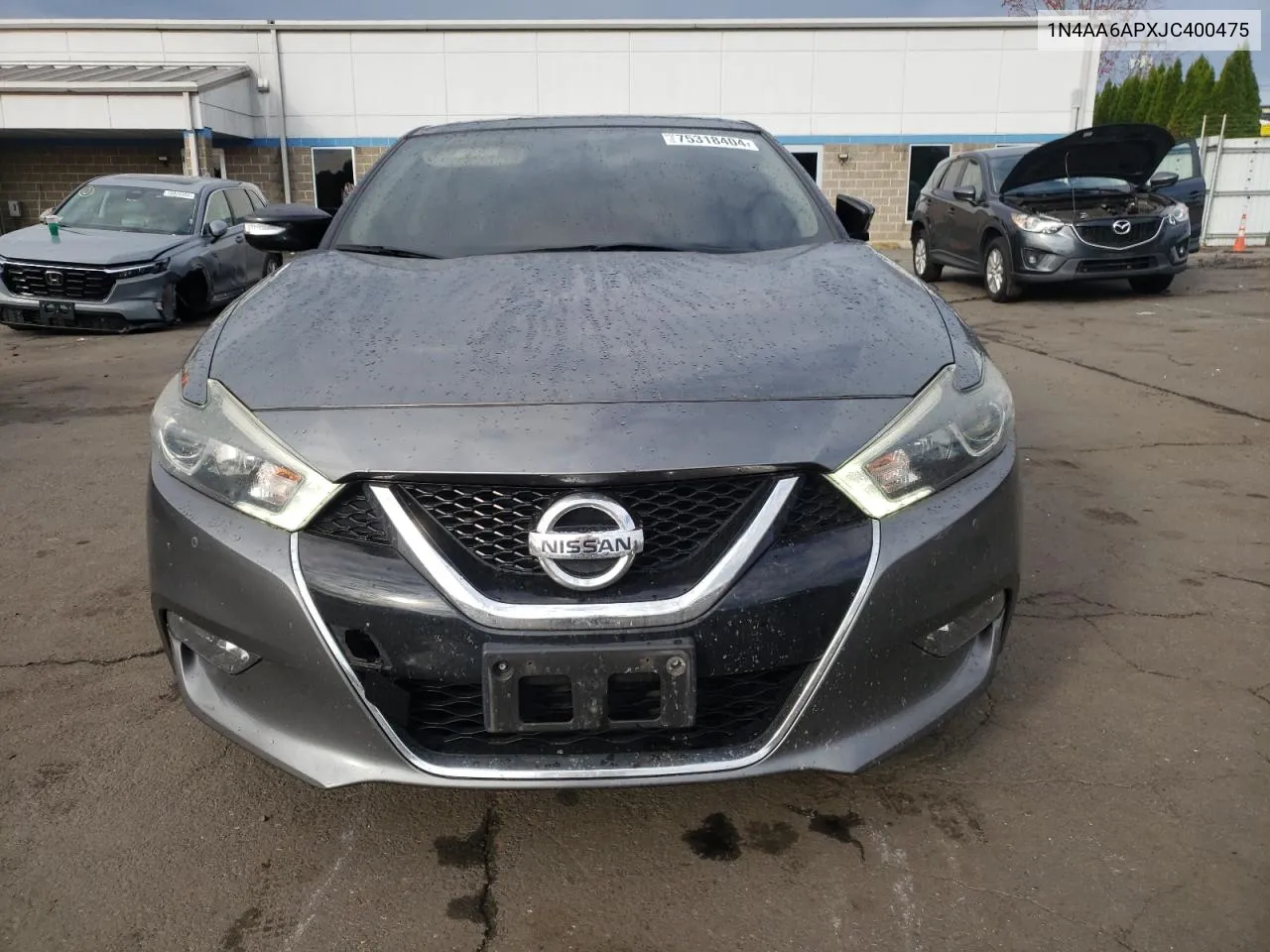 2018 Nissan Maxima 3.5S VIN: 1N4AA6APXJC400475 Lot: 75318404