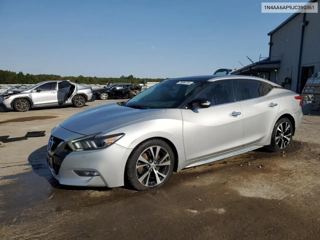 2018 Nissan Maxima 3.5S VIN: 1N4AA6AP9JC390361 Lot: 75896704