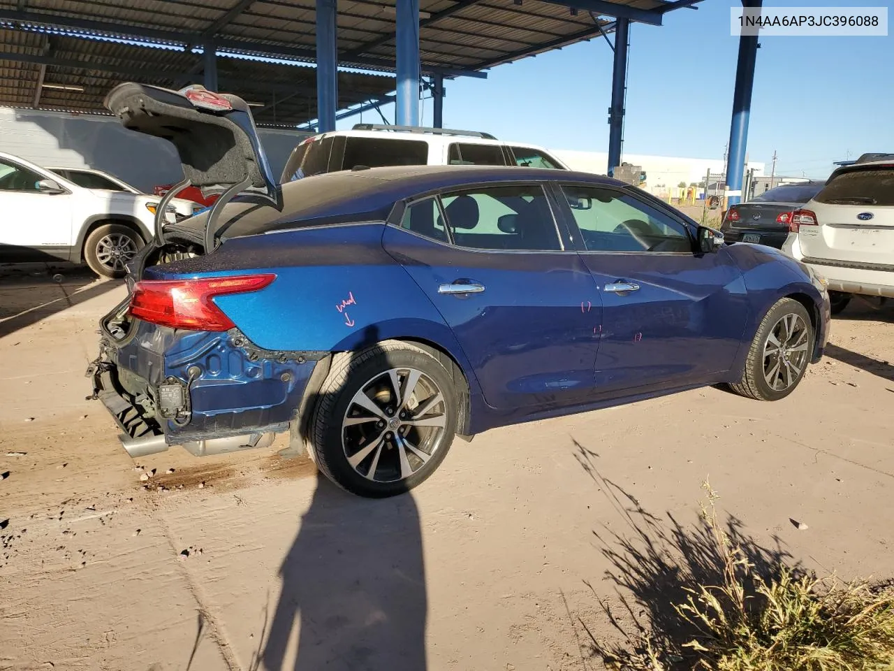 2018 Nissan Maxima 3.5S VIN: 1N4AA6AP3JC396088 Lot: 76647714