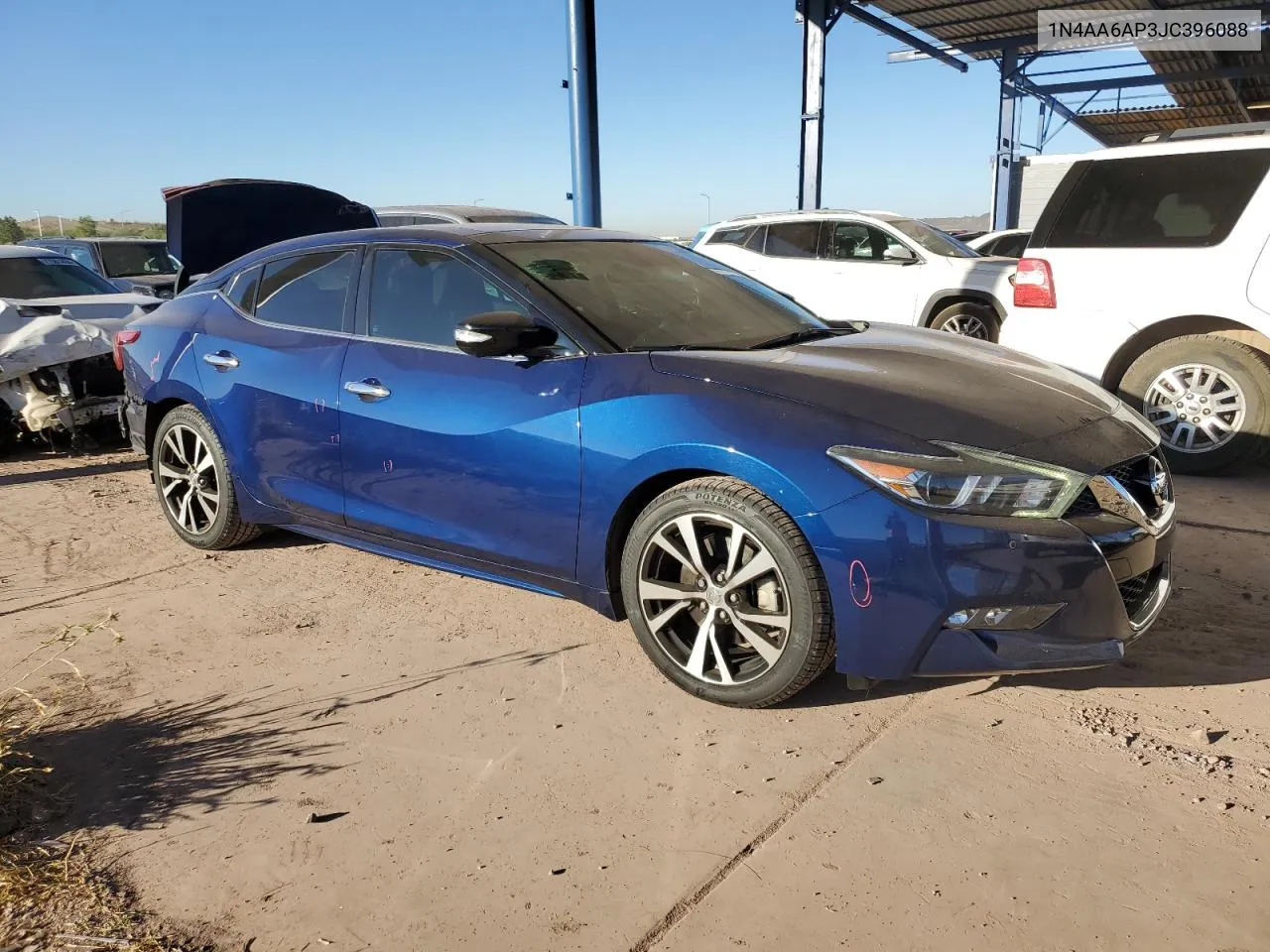 2018 Nissan Maxima 3.5S VIN: 1N4AA6AP3JC396088 Lot: 76647714