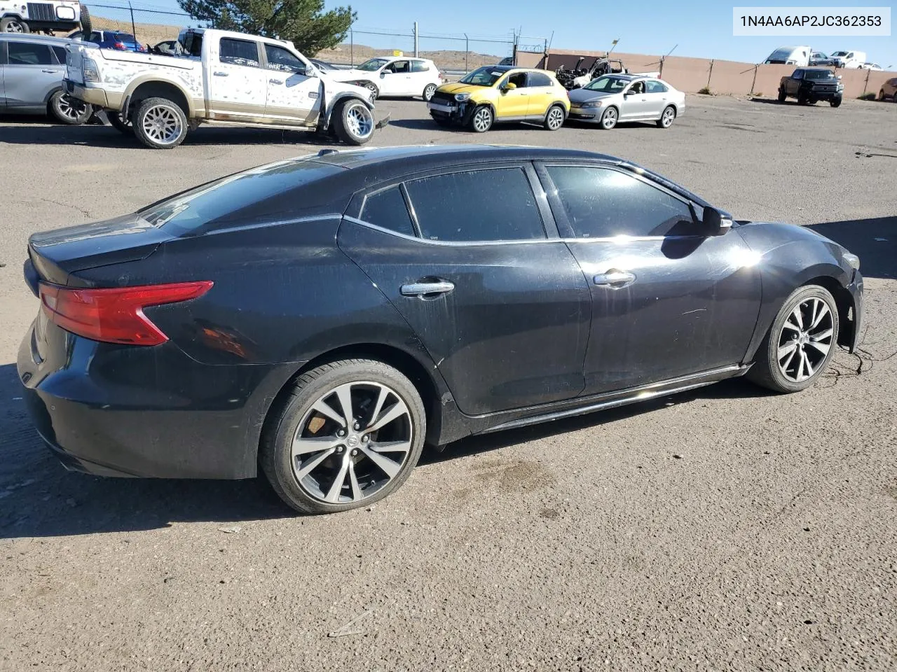 2018 Nissan Maxima 3.5S VIN: 1N4AA6AP2JC362353 Lot: 76805044