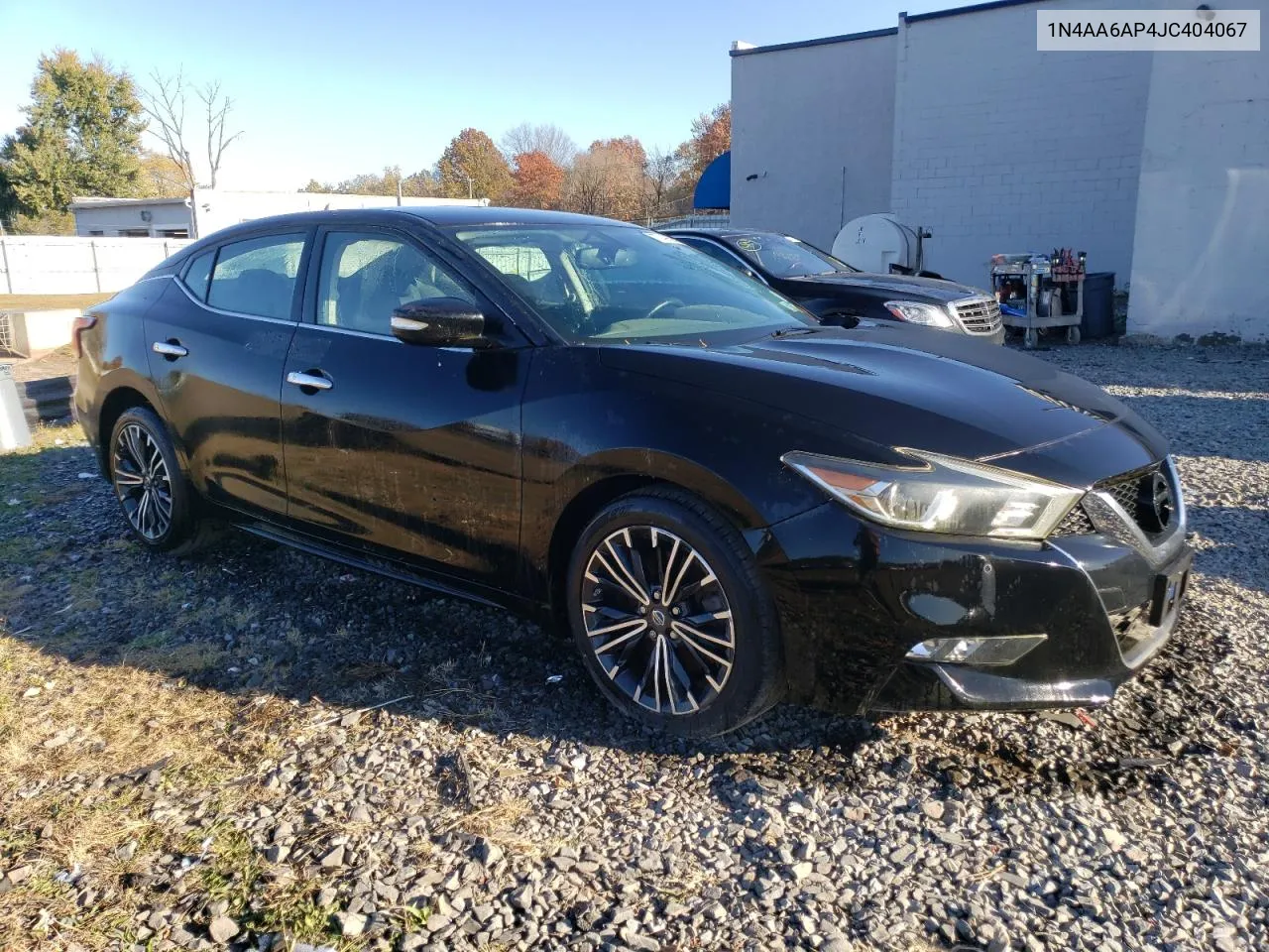 2018 Nissan Maxima 3.5S VIN: 1N4AA6AP4JC404067 Lot: 77496944