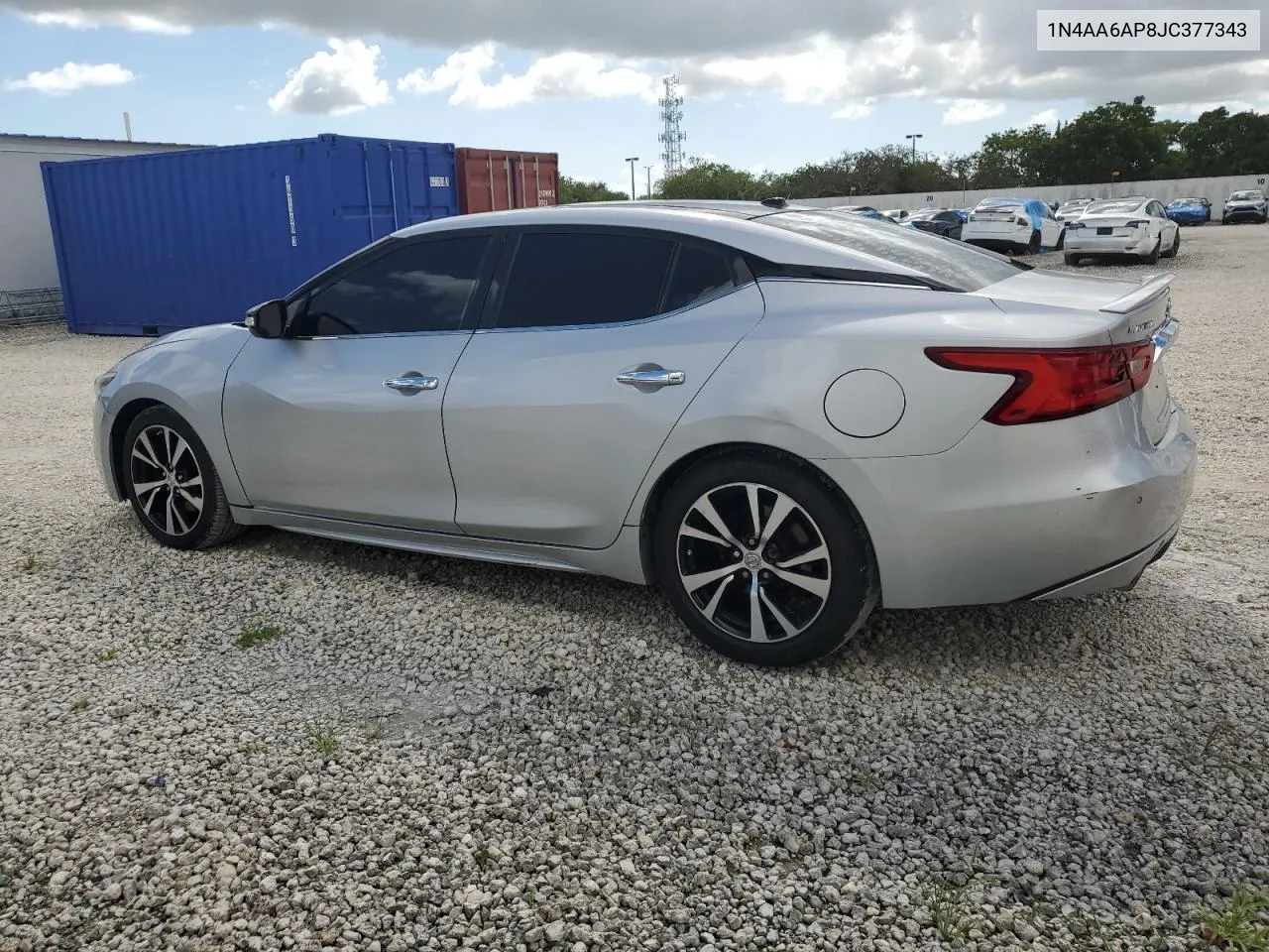 2018 Nissan Maxima 3.5S VIN: 1N4AA6AP8JC377343 Lot: 77760314