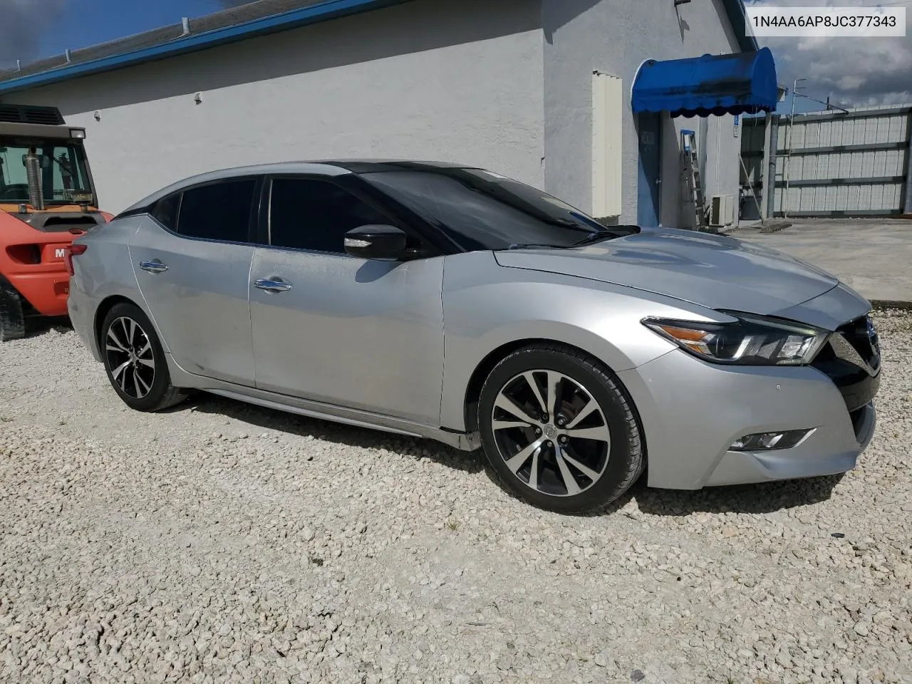 2018 Nissan Maxima 3.5S VIN: 1N4AA6AP8JC377343 Lot: 77760314