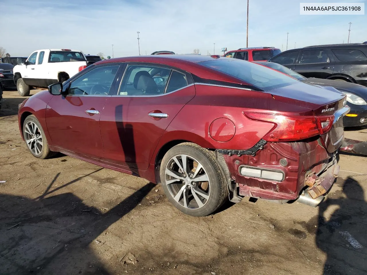 2018 Nissan Maxima 3.5S VIN: 1N4AA6AP5JC361908 Lot: 77804334