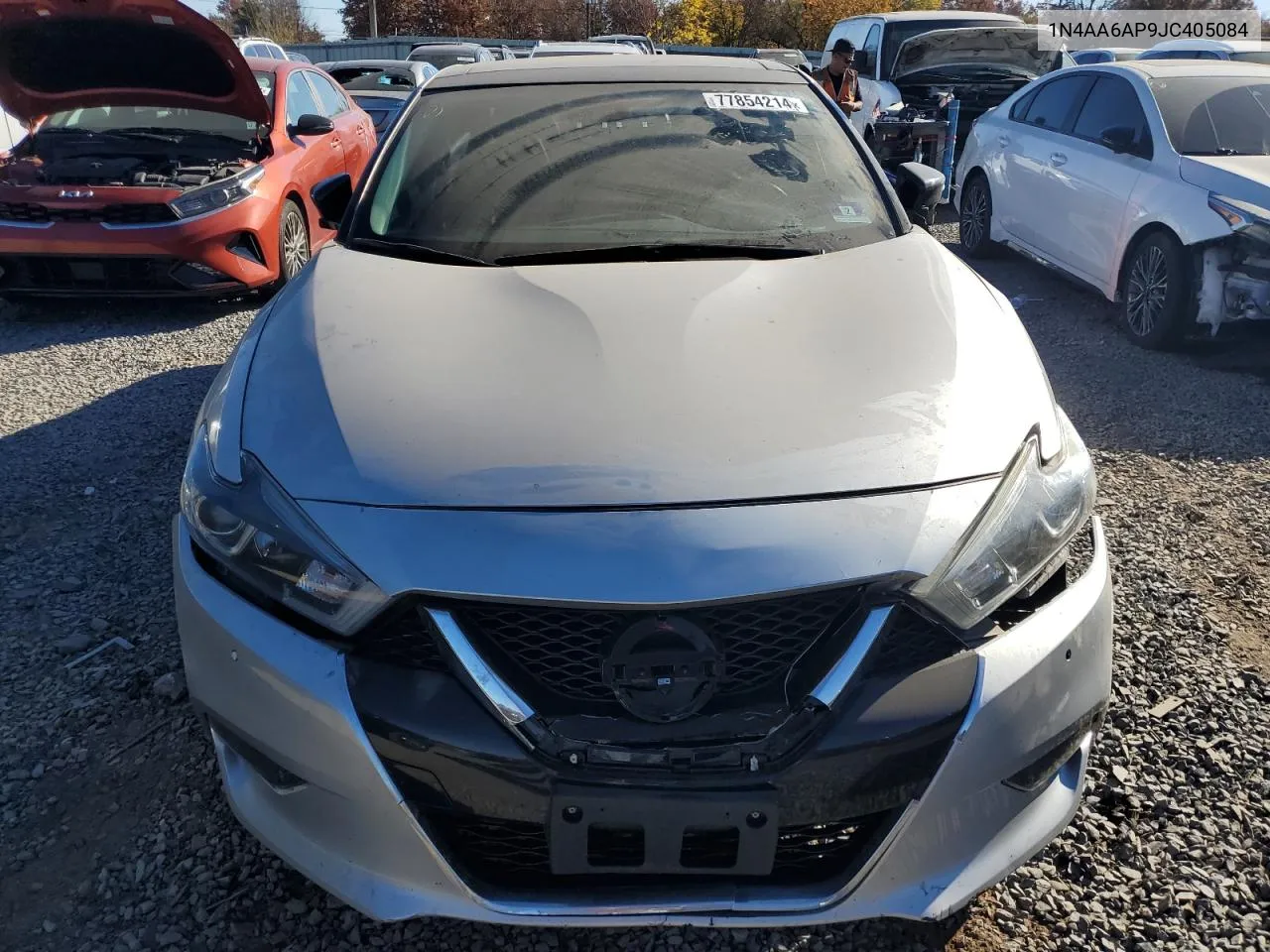 2018 Nissan Maxima 3.5S VIN: 1N4AA6AP9JC405084 Lot: 77854214