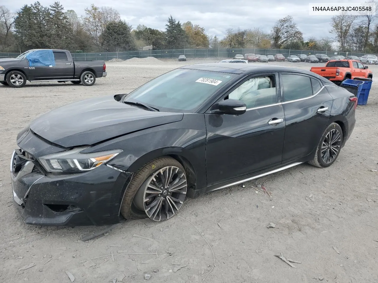 2018 Nissan Maxima 3.5S VIN: 1N4AA6AP3JC405548 Lot: 78281904