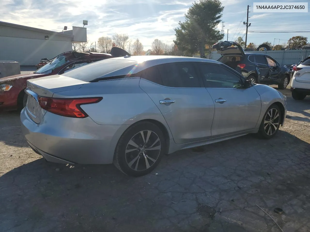 2018 Nissan Maxima 3.5S VIN: 1N4AA6AP2JC374650 Lot: 78680664