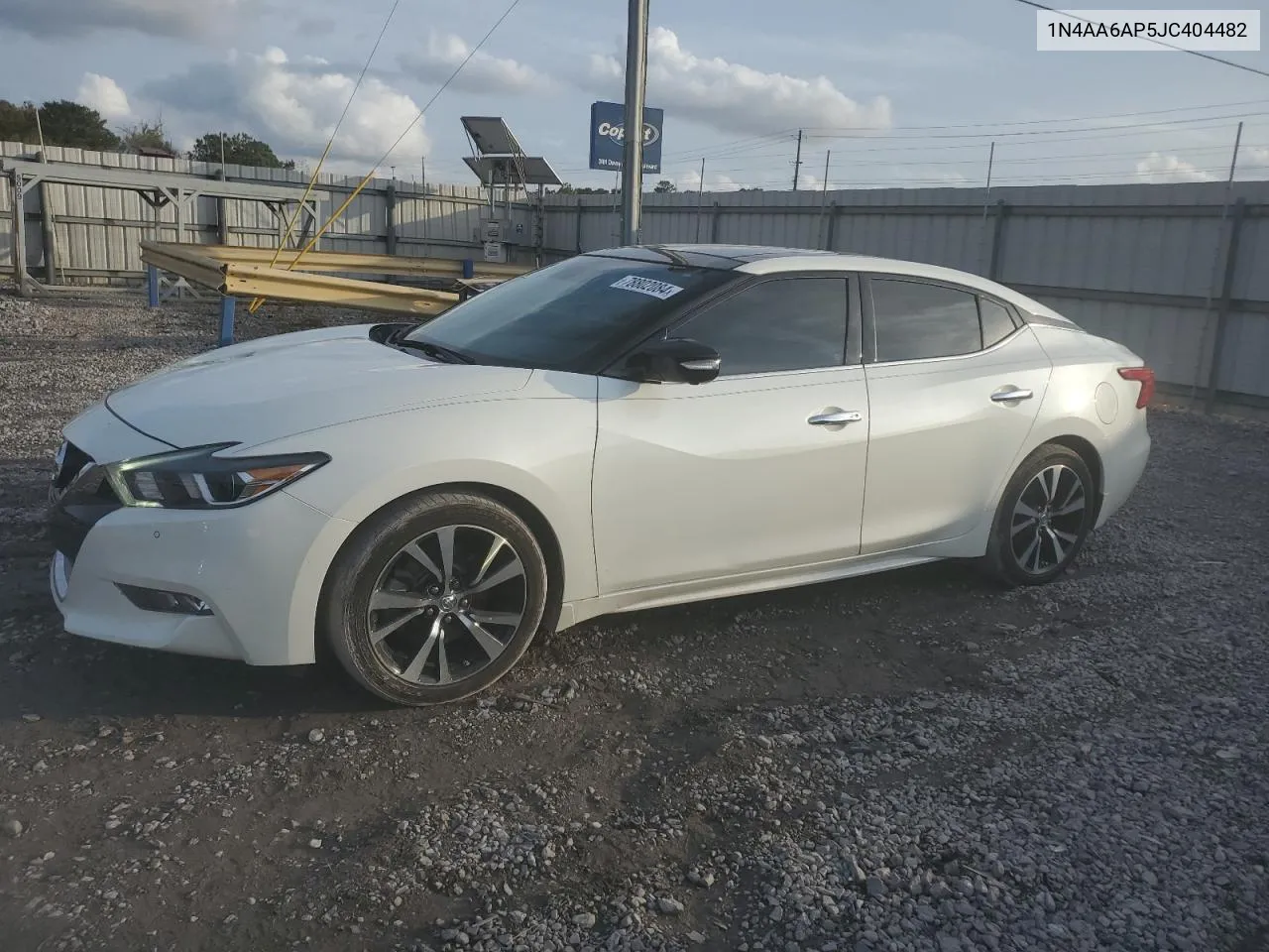 2018 Nissan Maxima 3.5S VIN: 1N4AA6AP5JC404482 Lot: 78802084