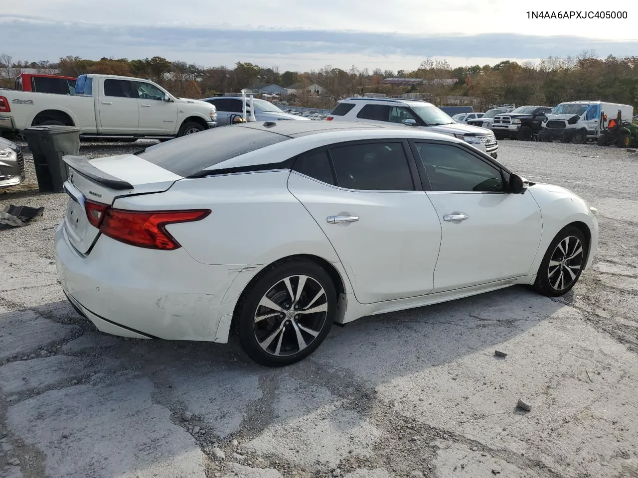 2018 Nissan Maxima 3.5S VIN: 1N4AA6APXJC405000 Lot: 78998654