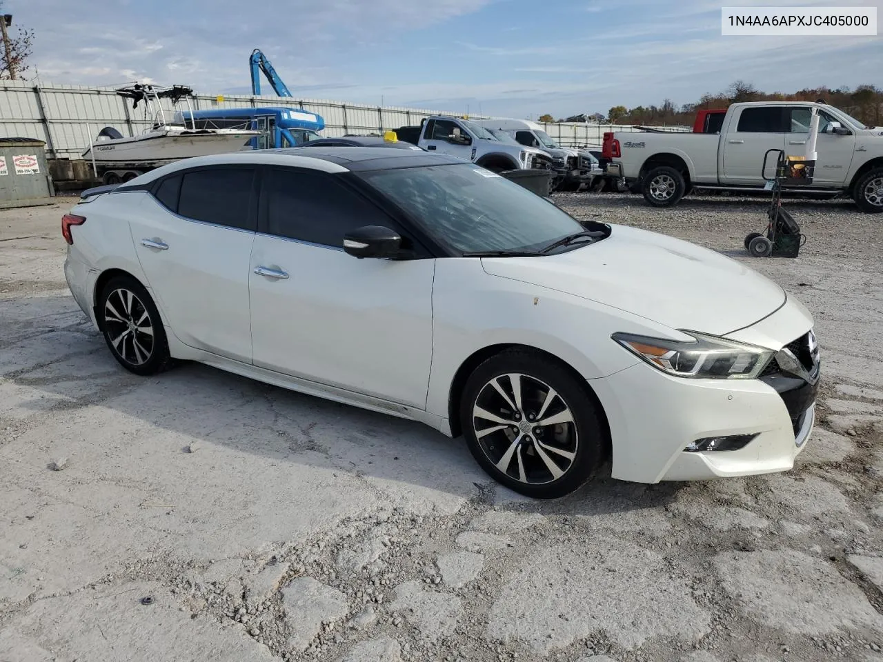 2018 Nissan Maxima 3.5S VIN: 1N4AA6APXJC405000 Lot: 78998654