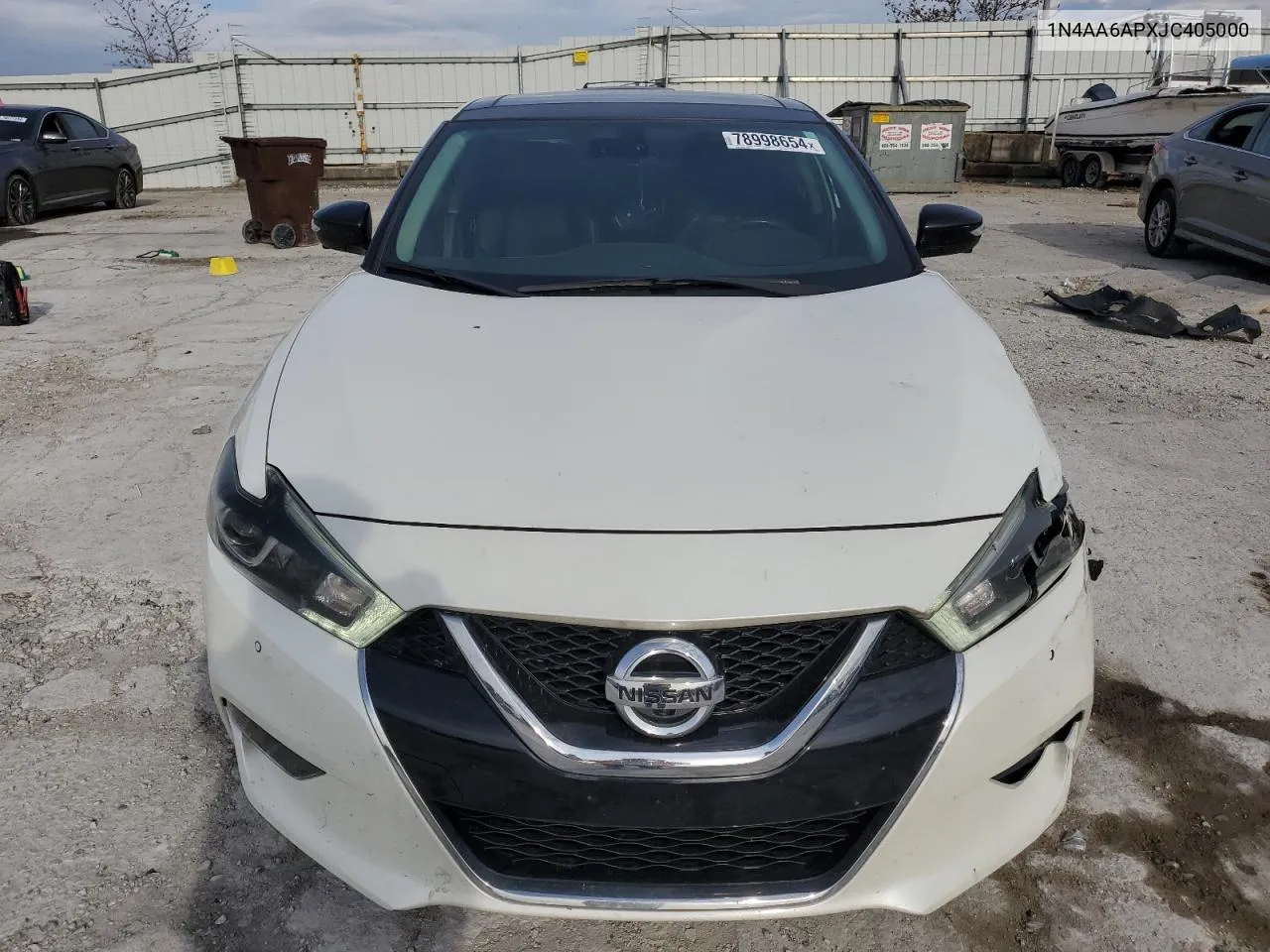 2018 Nissan Maxima 3.5S VIN: 1N4AA6APXJC405000 Lot: 78998654