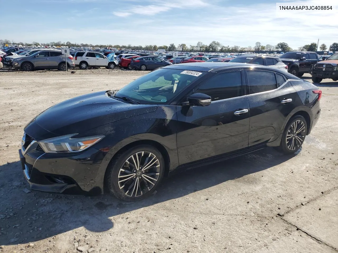 2018 Nissan Maxima 3.5S VIN: 1N4AA6AP3JC408854 Lot: 79004324