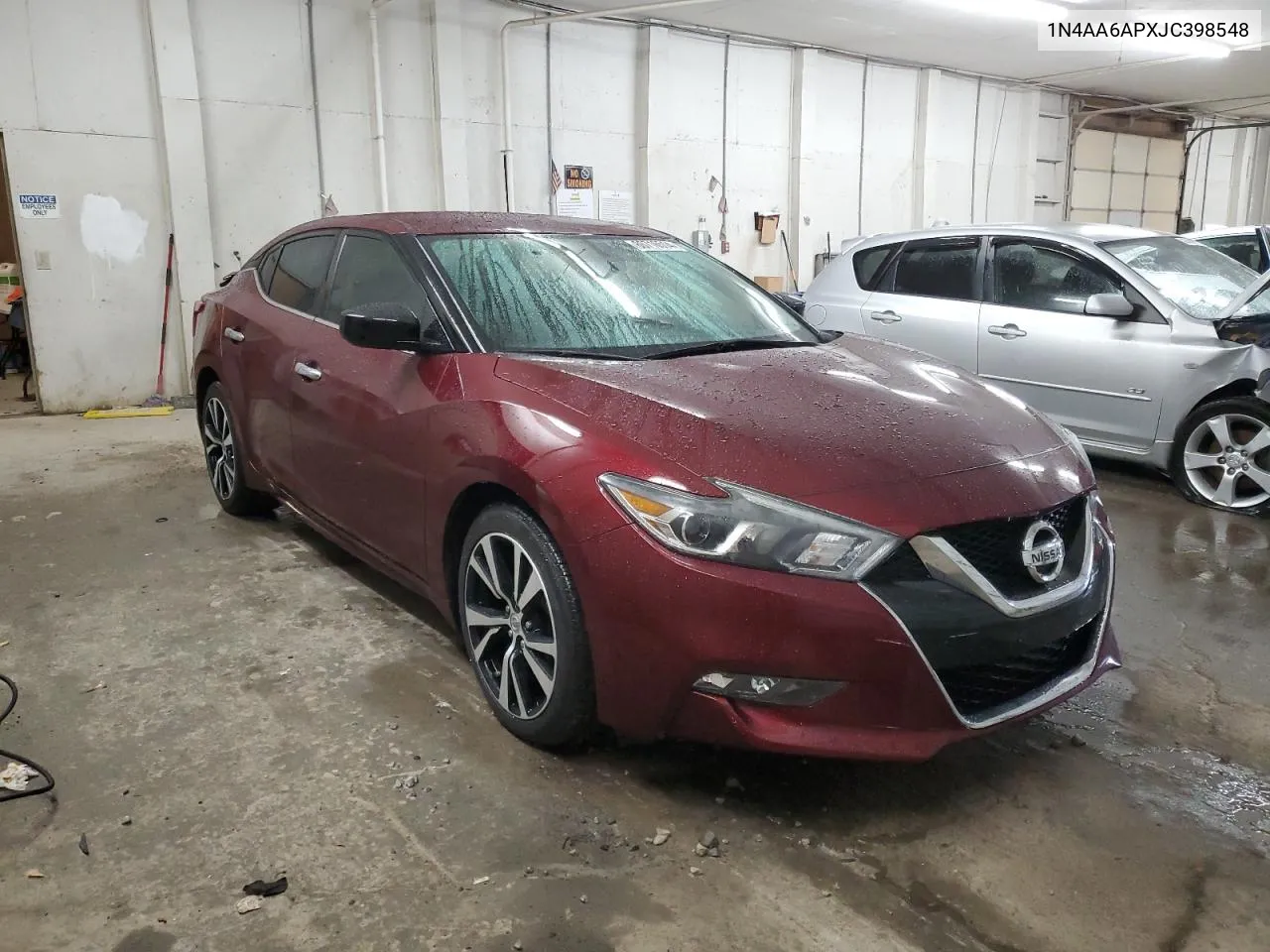 2018 Nissan Maxima 3.5S VIN: 1N4AA6APXJC398548 Lot: 80716514