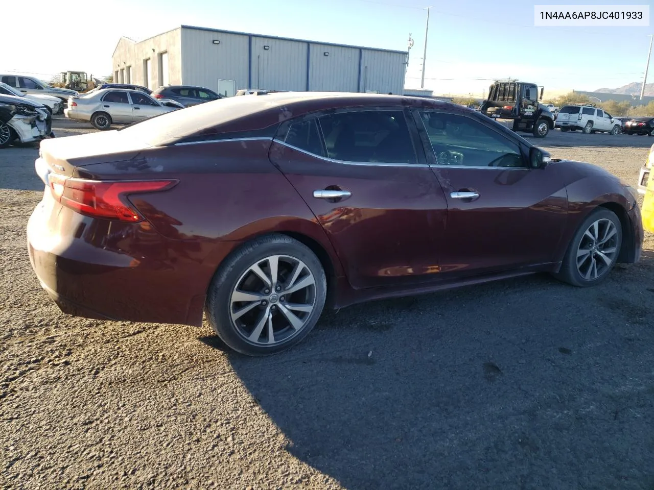 2018 Nissan Maxima 3.5S VIN: 1N4AA6AP8JC401933 Lot: 80822064