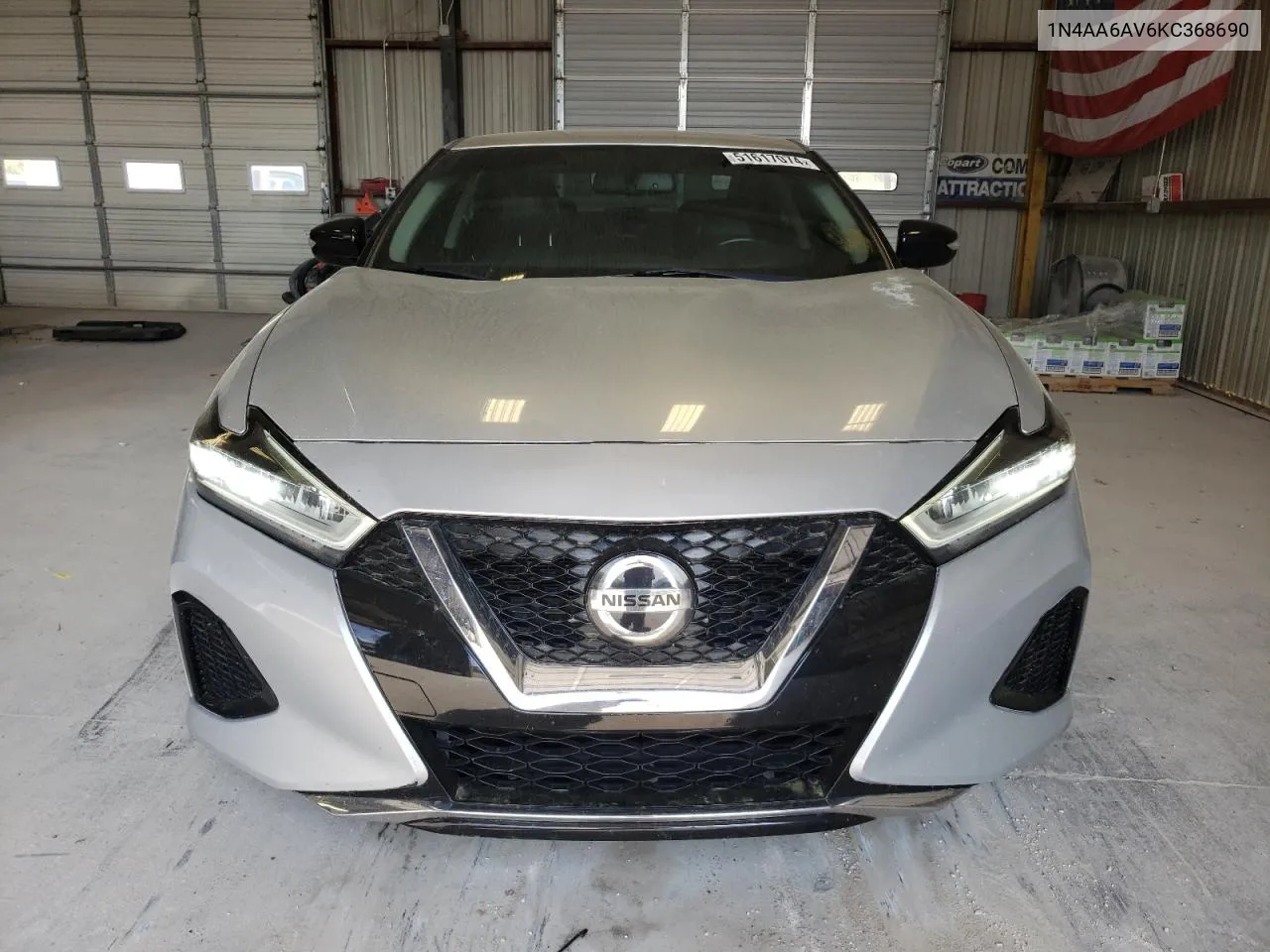 2019 Nissan Maxima S VIN: 1N4AA6AV6KC368690 Lot: 51617074