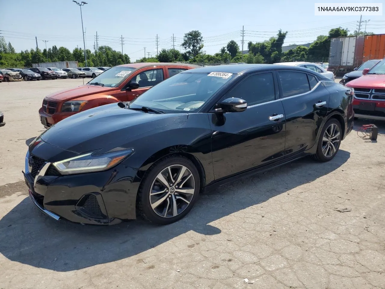 1N4AA6AV9KC377383 2019 Nissan Maxima S