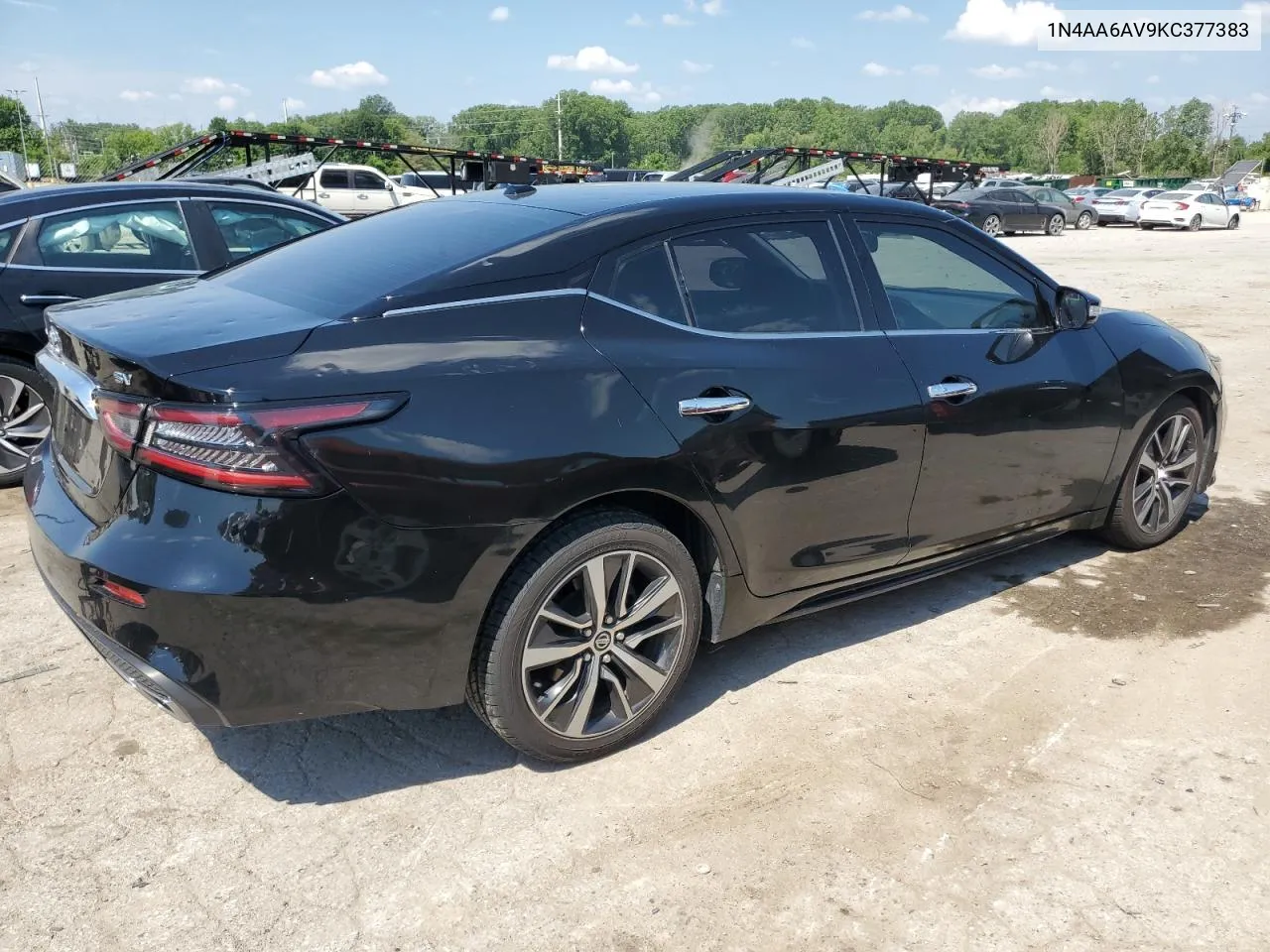 2019 Nissan Maxima S VIN: 1N4AA6AV9KC377383 Lot: 57886364