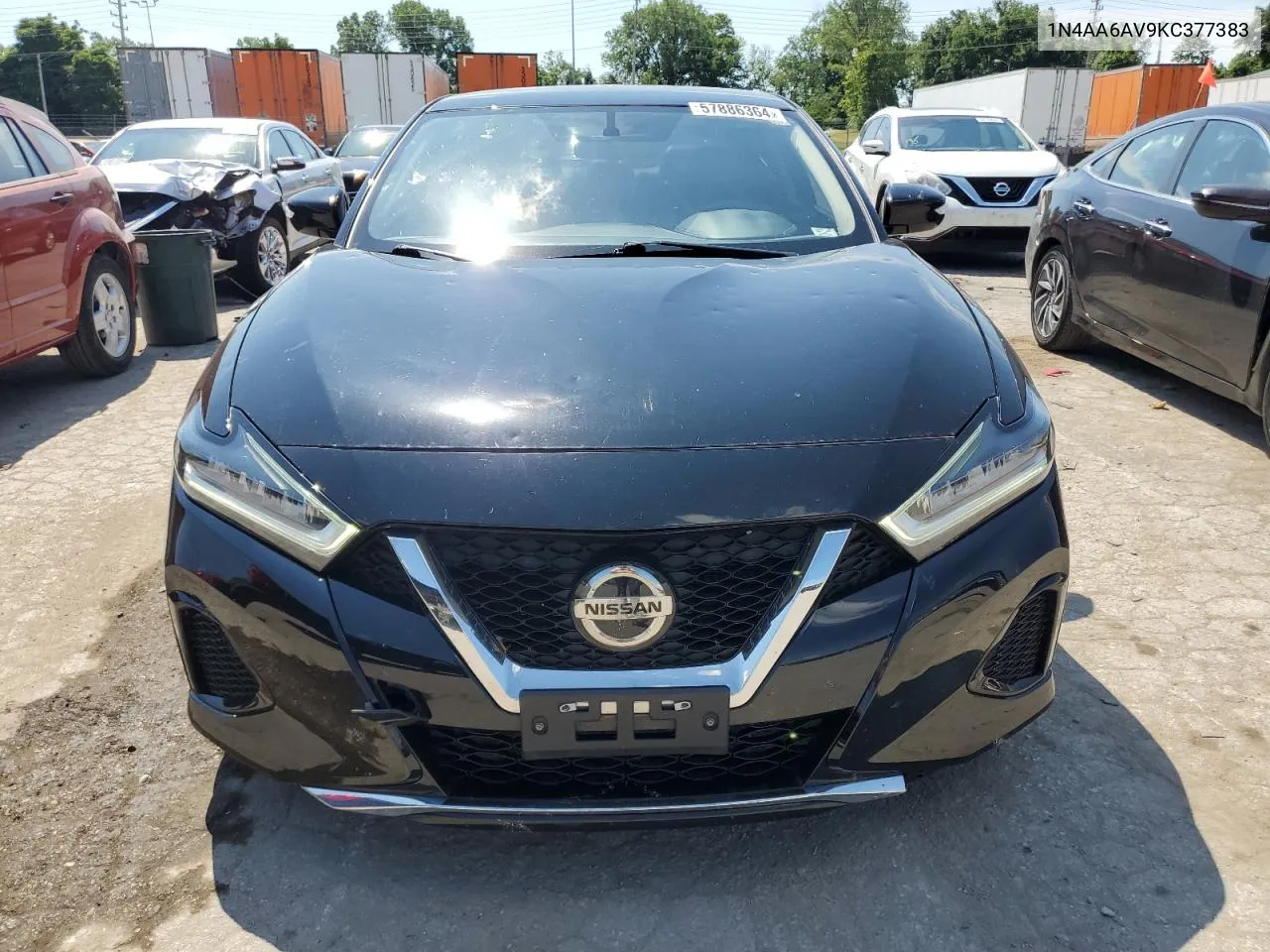 1N4AA6AV9KC377383 2019 Nissan Maxima S